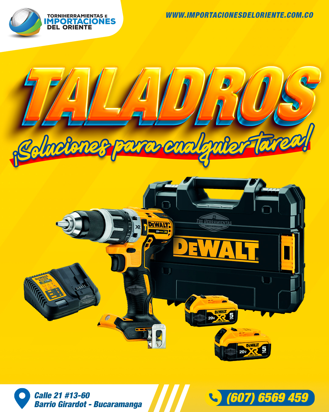 taladros dewalt t